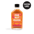Load image into Gallery viewer, Custom Label, Halesite Habanero Unstrained Hot Sauce, 7 oz Flask Bottle
